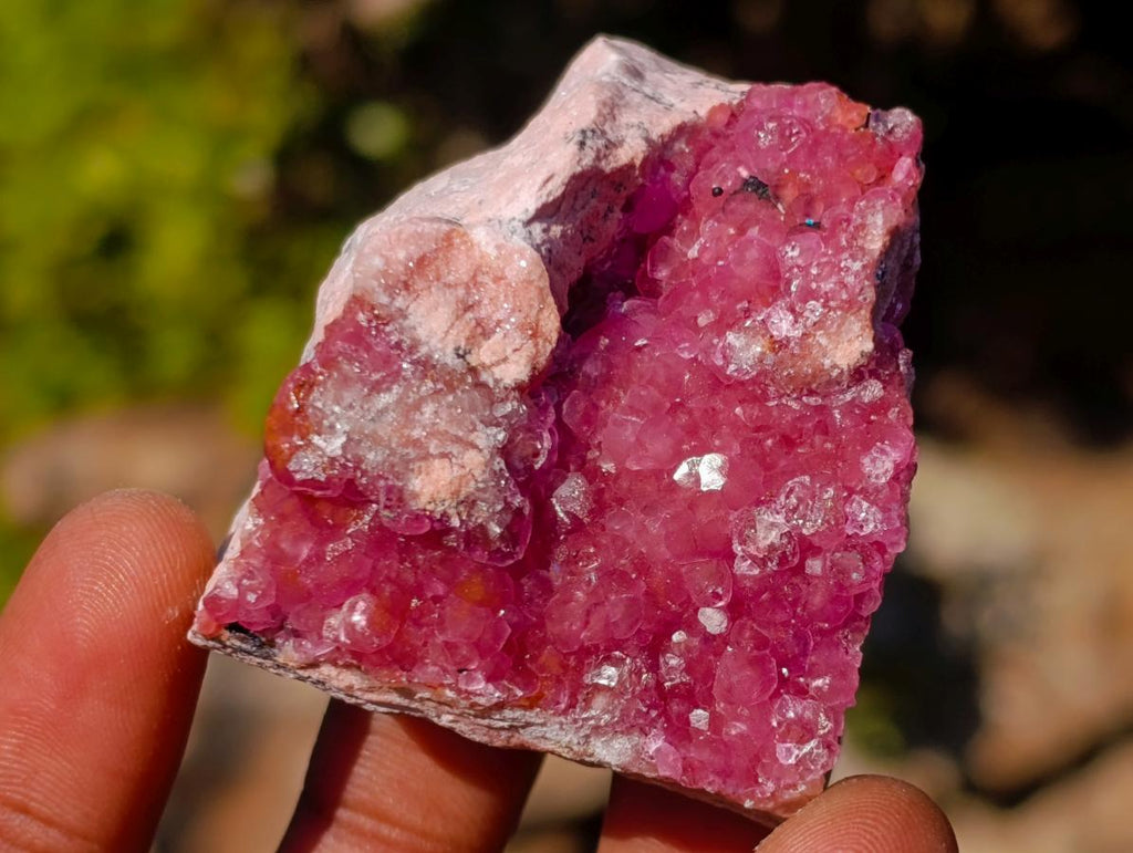Natural Spherocobaltite Specimens x 12 From Musonoi Mine, Congo