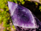 Polished Chevron Amethyst Display Crystals x 2 From Zambia