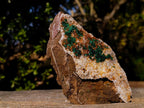Natural Silky Ball Malachite Specimens with Quartz on Dolomite x 2 From Mindingi Mine, Congo