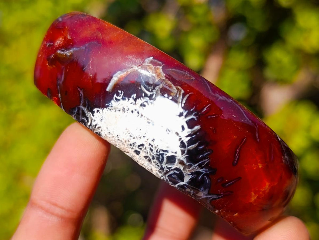 Polished Carnelian Agate Gemstone Bowls x 3 From Madagascar