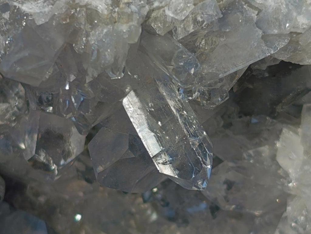Natural Large Blue Celestite Geode Specimen x 1 From Sakoany, Madagascar