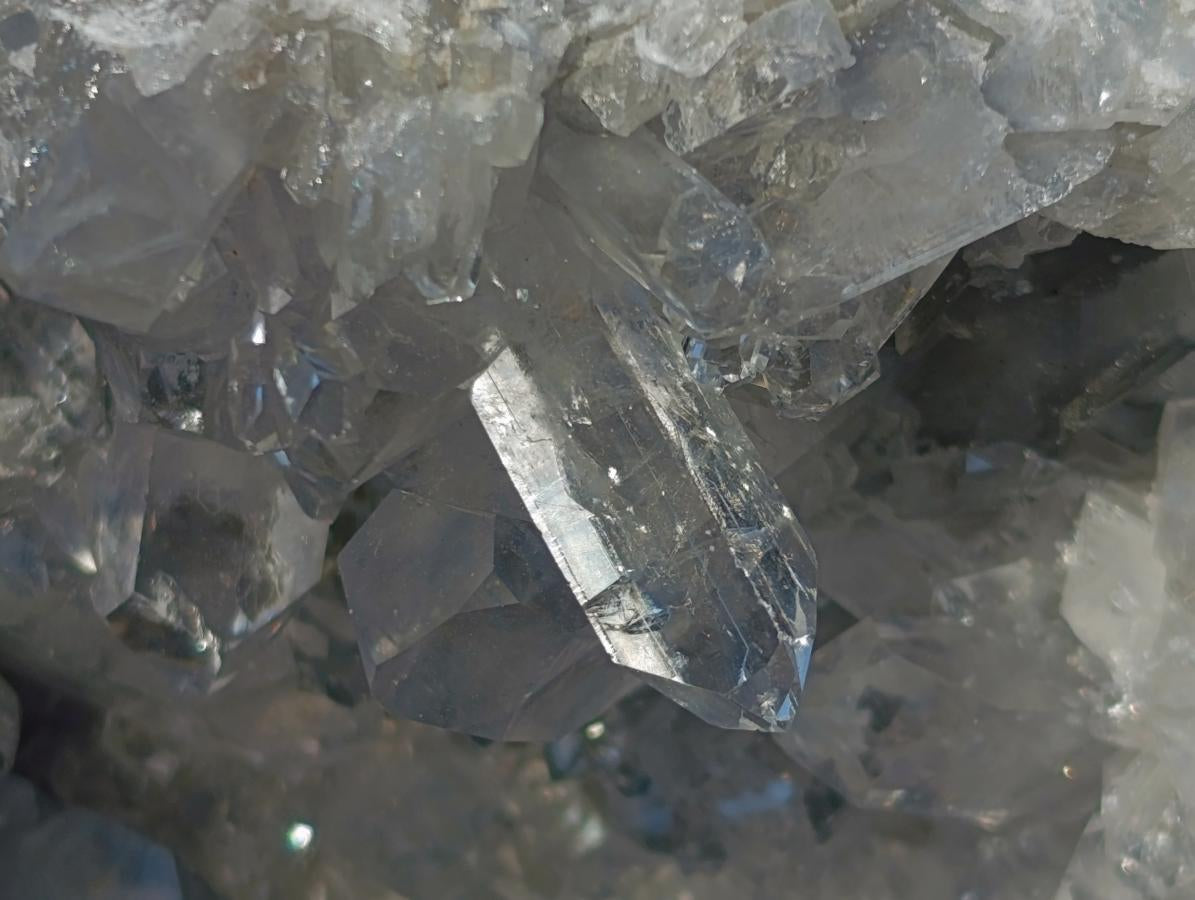 Natural Large Blue Celestite Geode Specimen x 1 From Sakoany, Madagascar