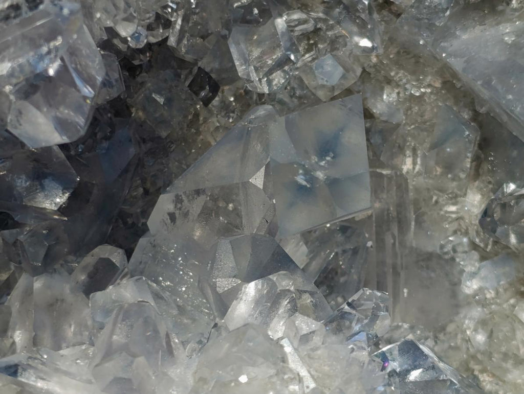 Natural Large Blue Celestite Geode Specimen x 1 From Sakoany, Madagascar