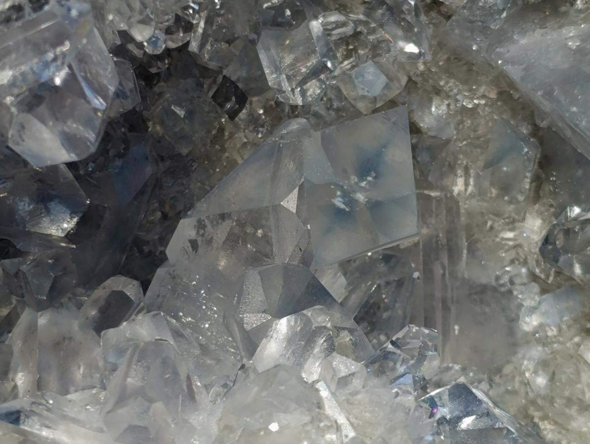 Natural Large Blue Celestite Geode Specimen x 1 From Sakoany, Madagascar