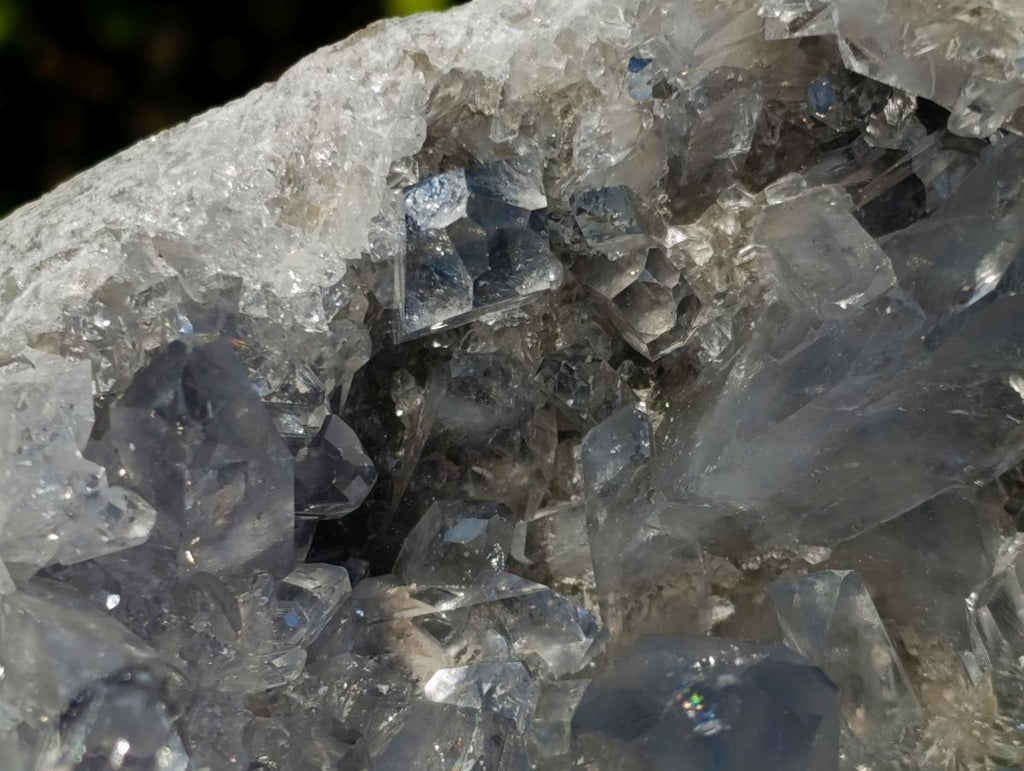Natural Large Blue Celestite Geode Specimen x 1 From Sakoany, Madagascar