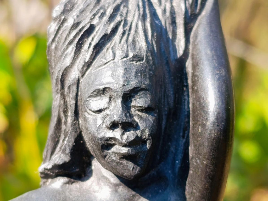 Hand Made Large Wonderstone Mermaid Carving x 1 From Zimbabwe