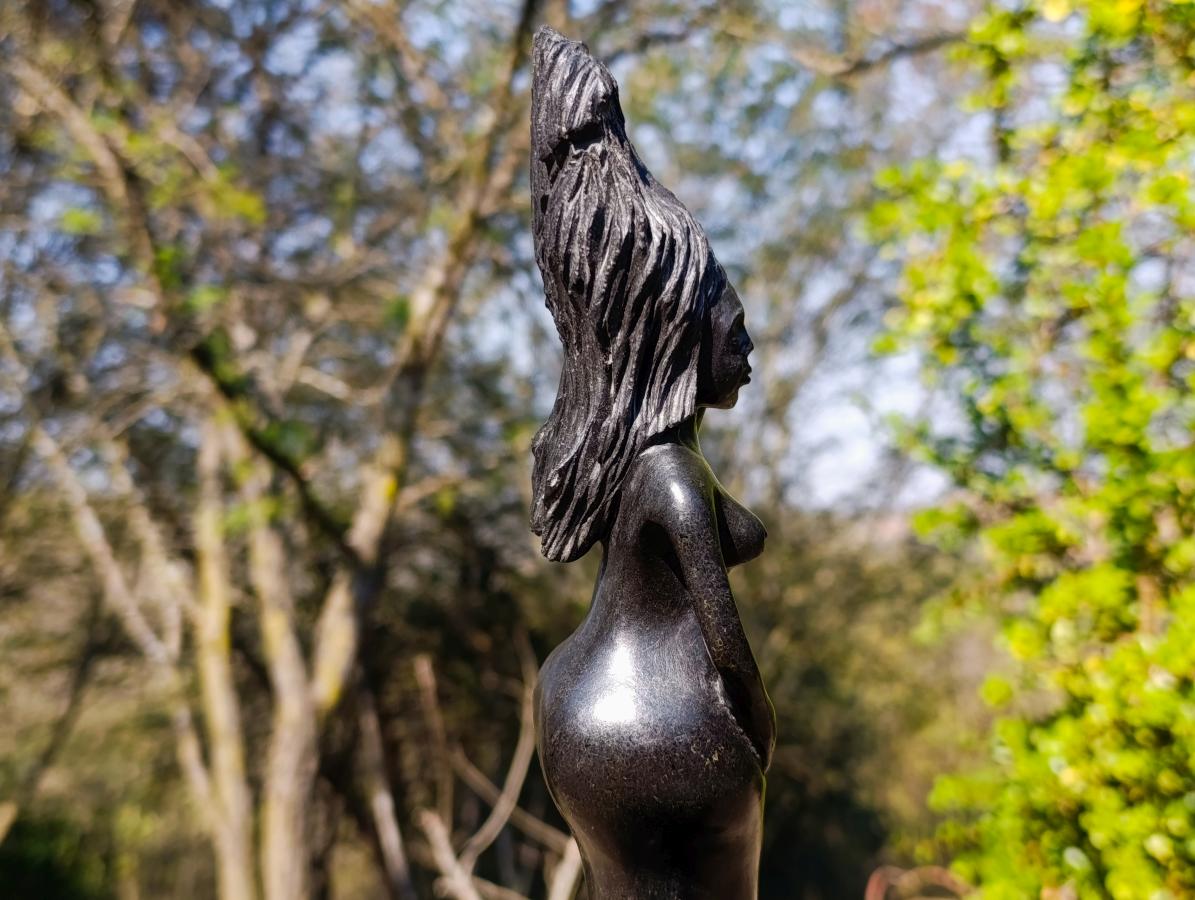 Hand Made Large Wonderstone Mermaid Carving x 1 From Zimbabwe