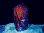 Polished XL Sodalite Standing Display Piece x 1 From Kunene River, Namibia