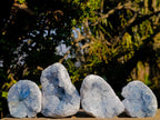 Natural Blue Celestite Specimens x 4 From Sakoany, Madagascar