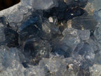 Natural Blue Celestite Specimens x 4 From Sakoany, Madagascar
