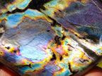 Polished Rare Purple Sunset Flash Labradorite Standing Display Pieces x 12 From Madagascar