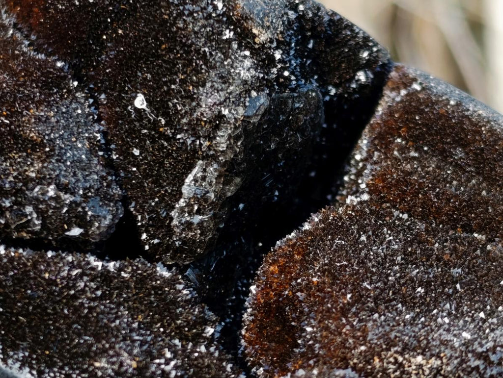 Polished and Natural Septerye Sauvage "Dragons Egg" Geodes x 3 From Mahajanga, Madagascar