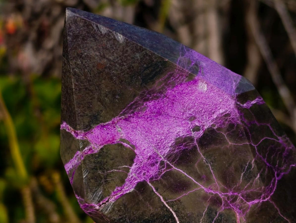 Polished Stichtite Display Crystals x 3 From Barberton, South Africa