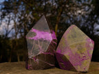 Polished Stichtite Display Crystals x 3 From Barberton, South Africa