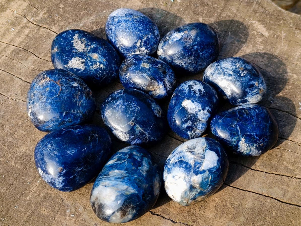 Polished Dumortierite Free Forms x 12 From Madagascar