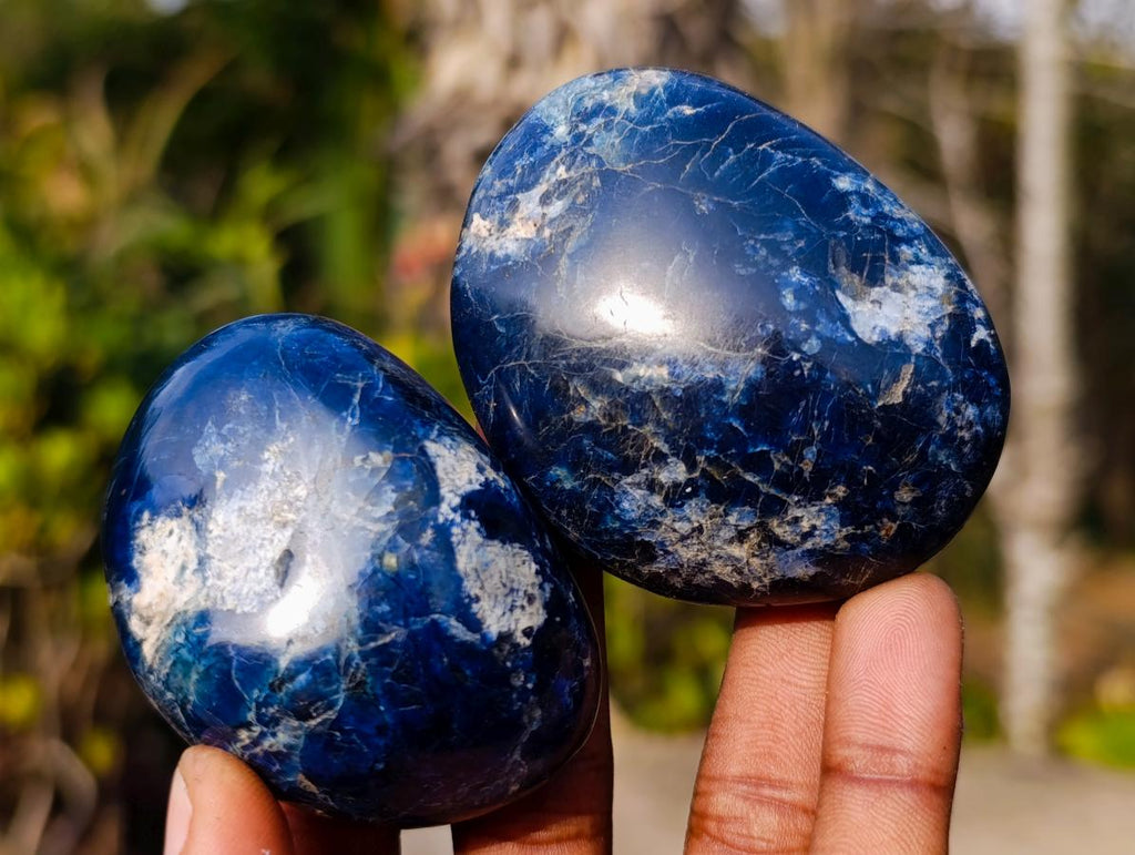 Polished Dumortierite Free Forms x 12 From Madagascar