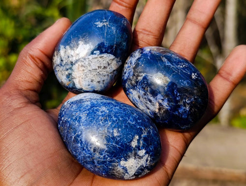 Polished Dumortierite Free Forms x 12 From Madagascar