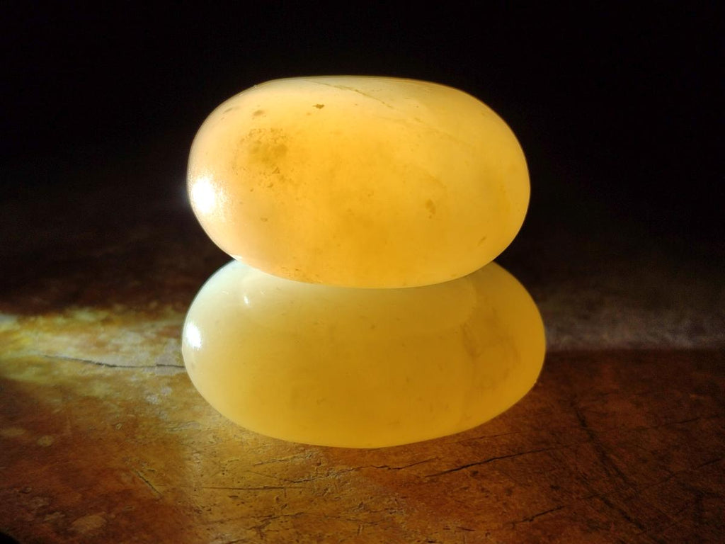 Polished Orange Twist Calcite Galets x 31 From Maevantanana, Madagascar