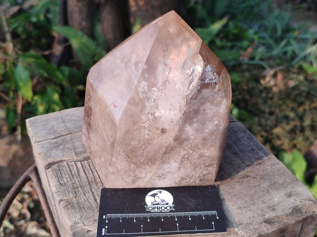 Polished Large Smokey Quartz Crystal x 1 From Angola