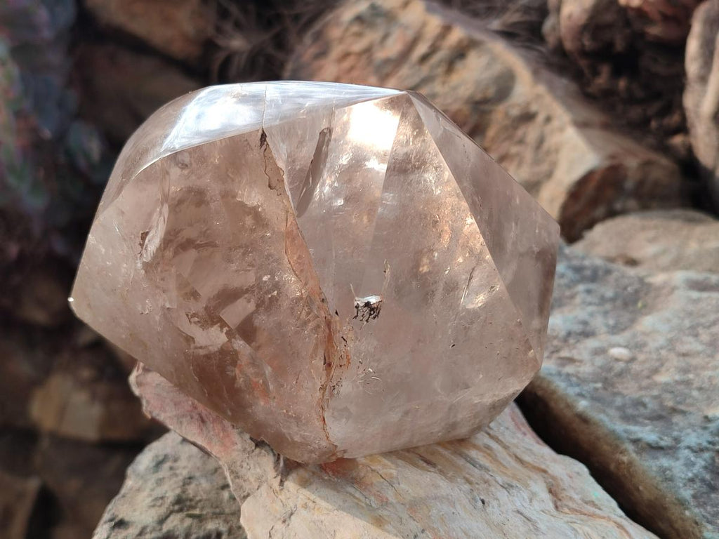 Polished Large Smokey Quartz Crystal x 1 From Angola
