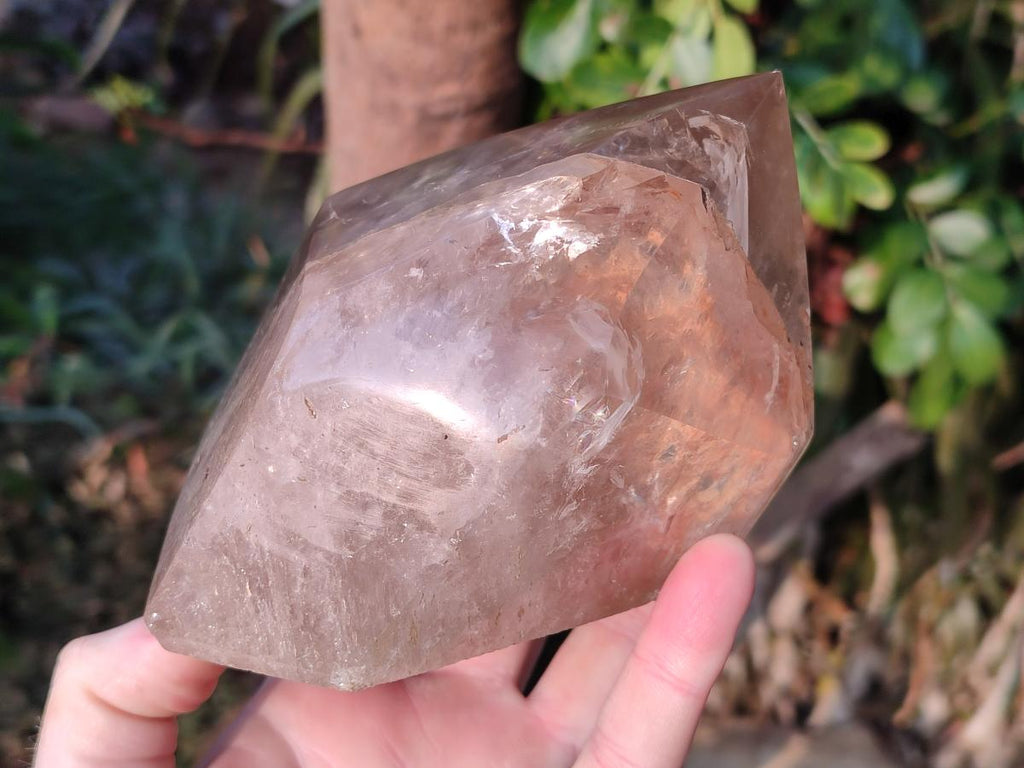 Polished Large Smokey Quartz Crystal x 1 From Angola