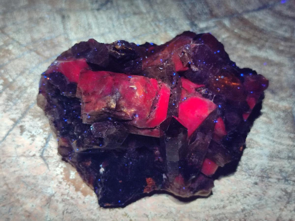 Natural Aegirine Specimens with Associated Minerals x 3 From Zomba, Malawi