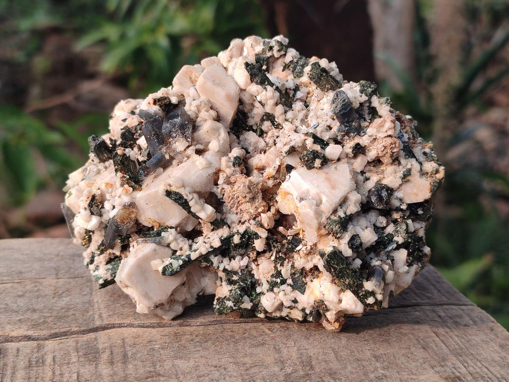 Natural Aegirine Specimens with Associated Minerals x 3 From Zomba, Malawi