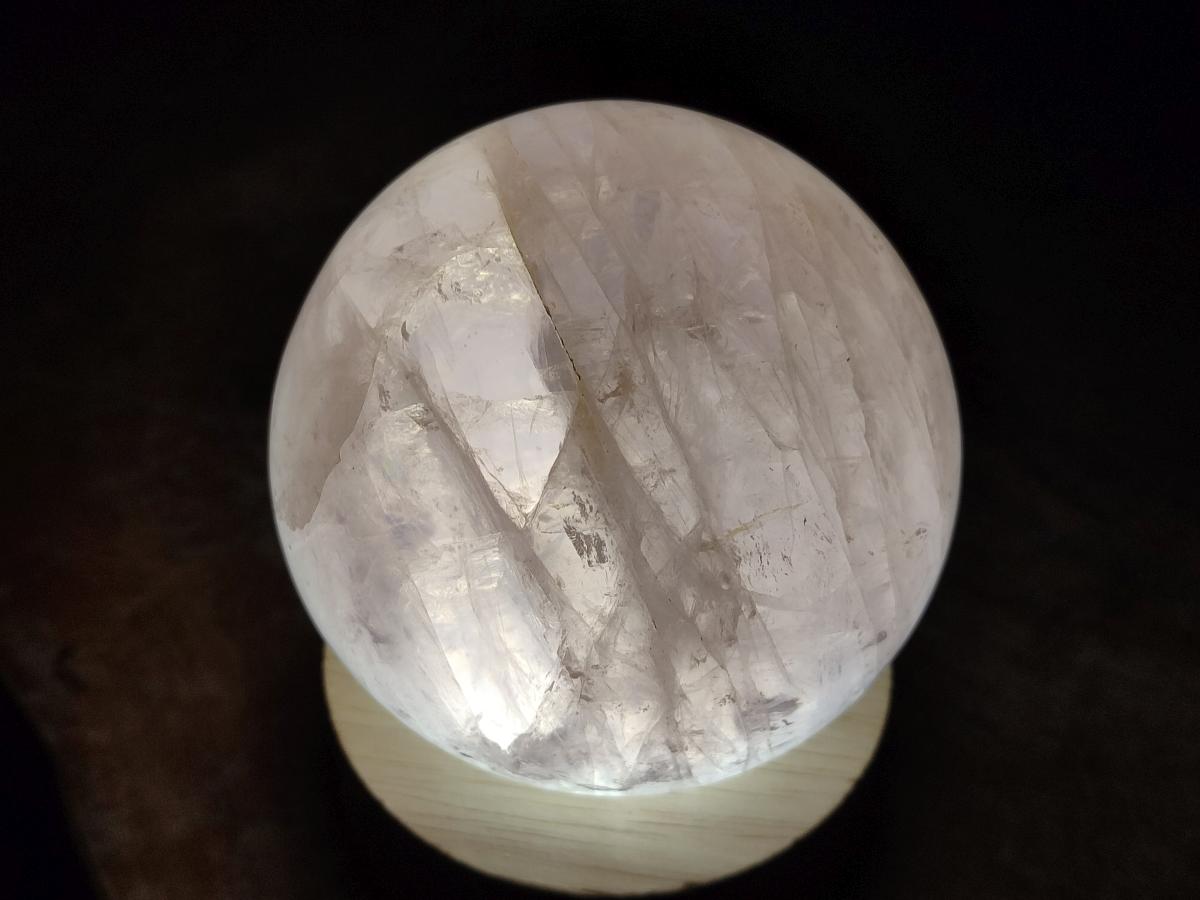 Polished Gemmy Rose Quartz Spheres x 3 From Madagascar