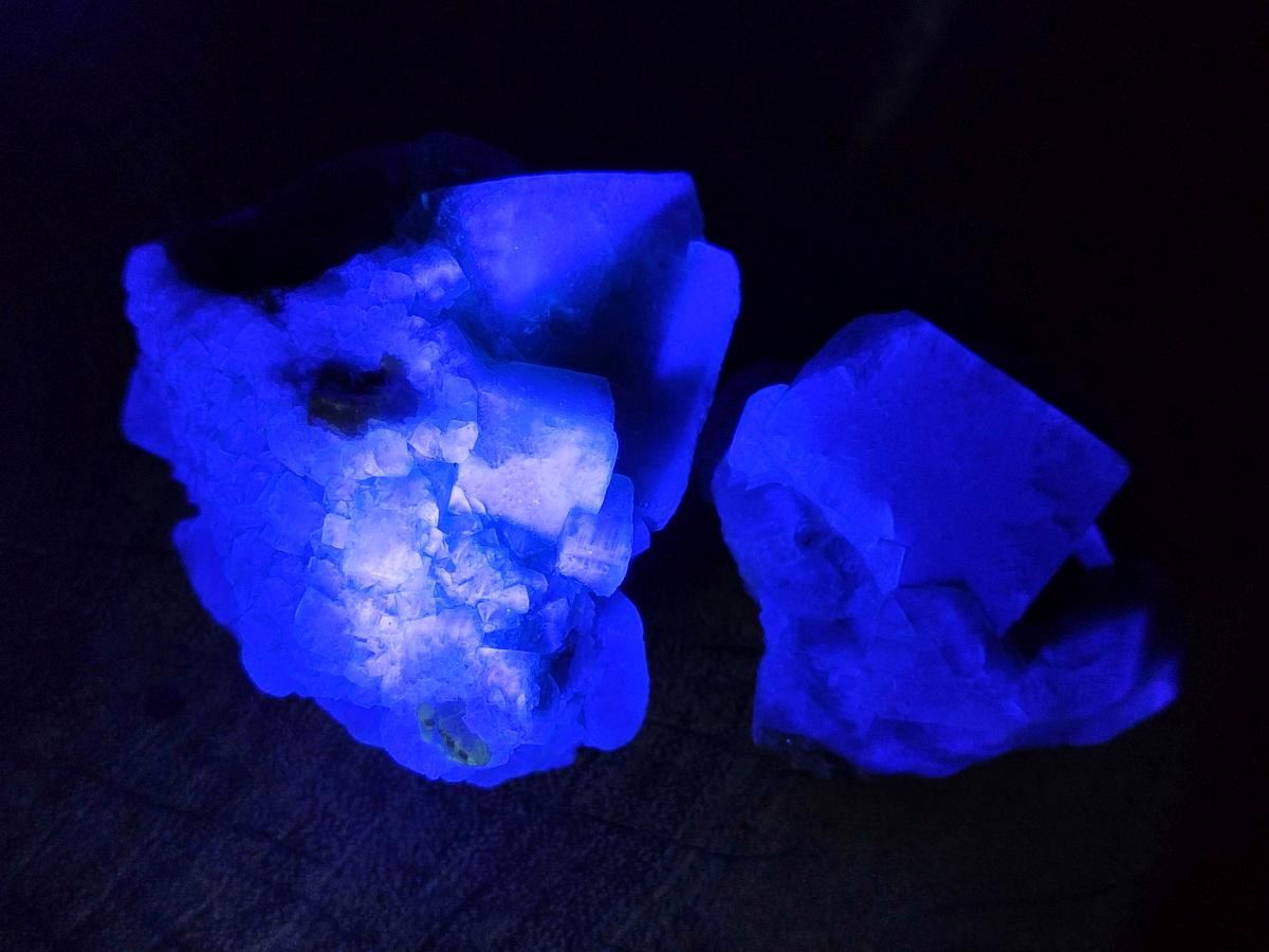 Natural Green Cubic Fluorite Specimens x 12 From Mandrosonoro, Madagascar