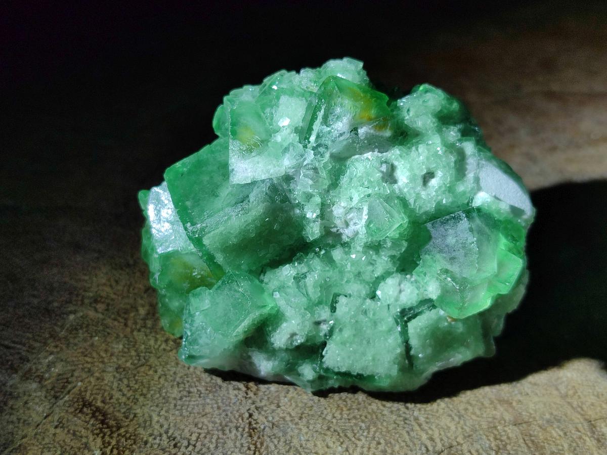 Natural Green Cubic Fluorite Specimens x 12 From Mandrosonoro, Madagascar