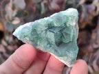 Natural Green Cubic Fluorite Specimens x 12 From Mandrosonoro, Madagascar