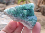 Natural Green Cubic Fluorite Specimens x 12 From Mandrosonoro, Madagascar