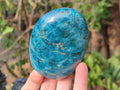 Polished Blue Apatite Standing Display Pieces x 4 From Betroka, Madagascar