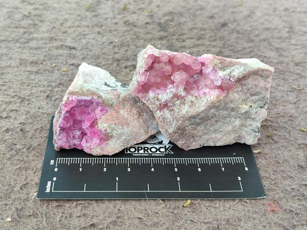 Natural Spherocobaltite Specimens x 12 From Mashamba West Mine, Congo