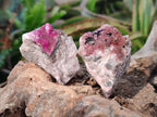 Natural Spherocobaltite Specimens x 12 From Mashamba West Mine, Congo