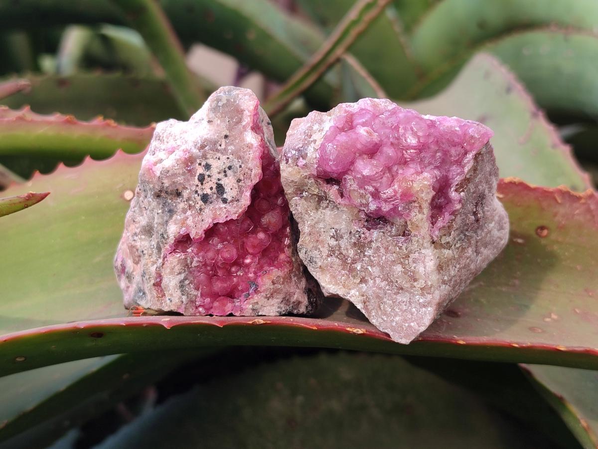 Natural Spherocobaltite Specimens x 12 From Mashamba West Mine, Congo