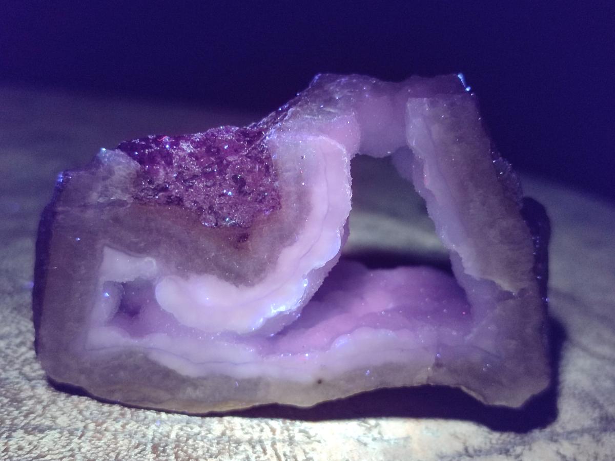 Polished One Side Blue Lace Agate Geodes x 24 From Nsanje, Malawi