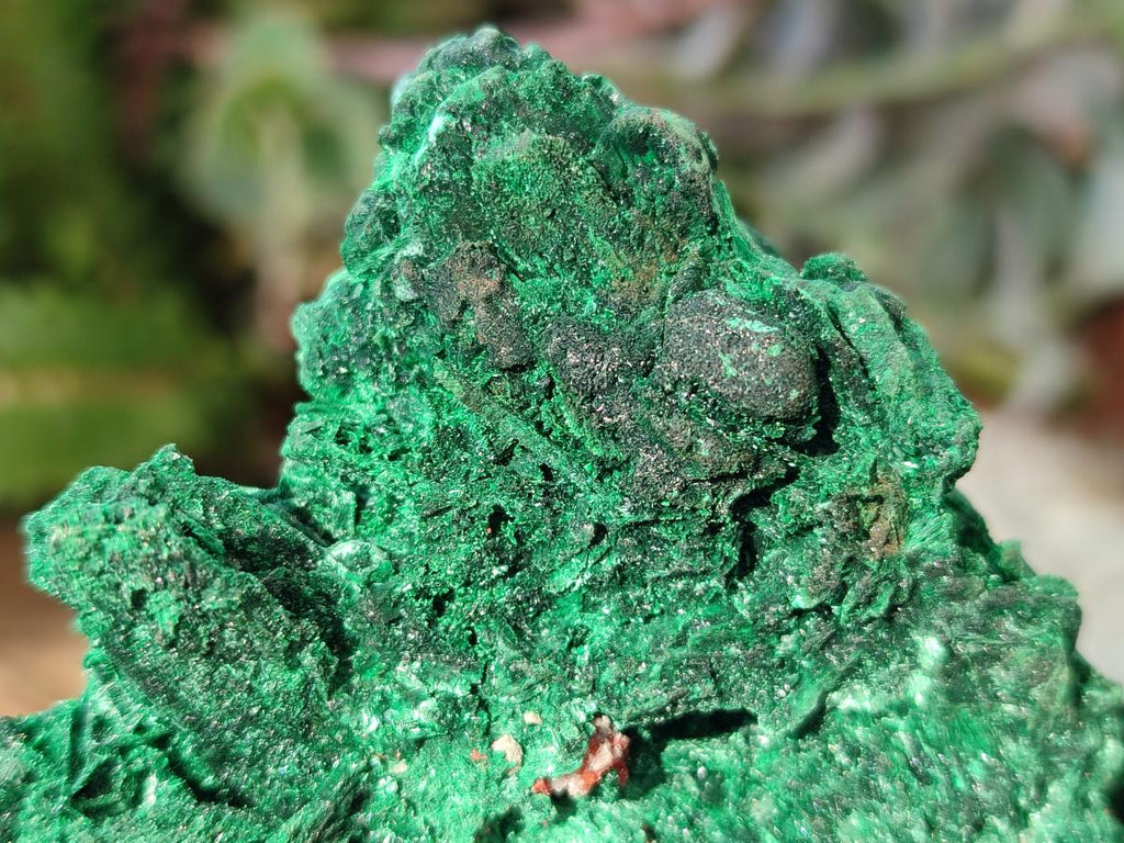 Natural Silky Malachite Specimens x 2 From Kasompe, Congo