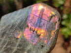Polished Sunset Labradorite Standing Display Pieces x 3 From Madagascar