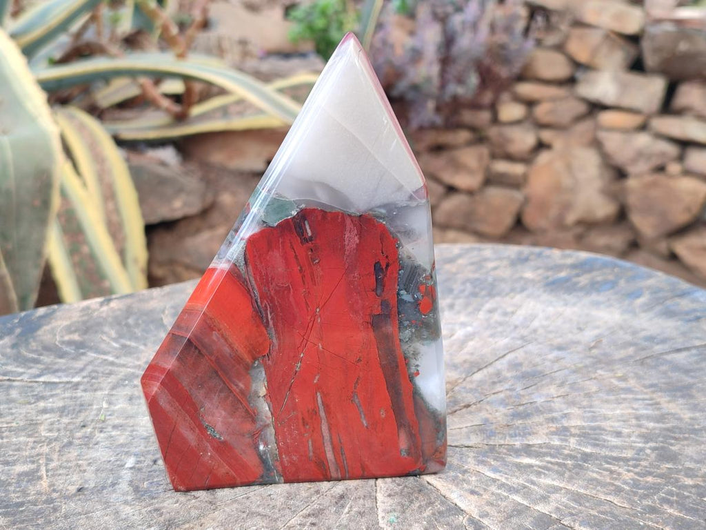 Polished Large Bloodstone Display Crystal x 1 From Swaziland