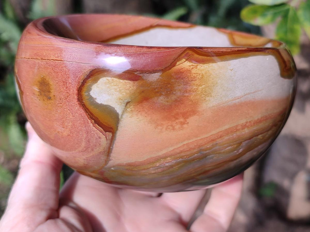 Polished Large Polychrome Jasper Bowl x 1 From NW Coast, Madagascar