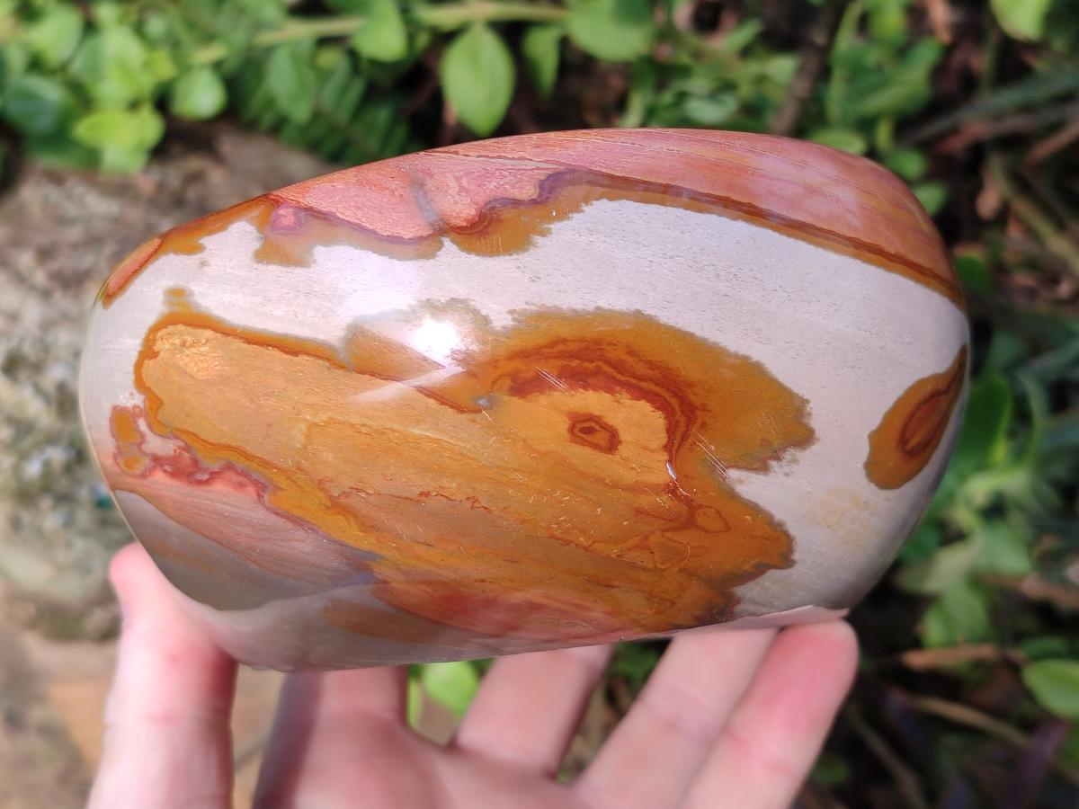 Polished Large Polychrome Jasper Bowl x 1 From NW Coast, Madagascar