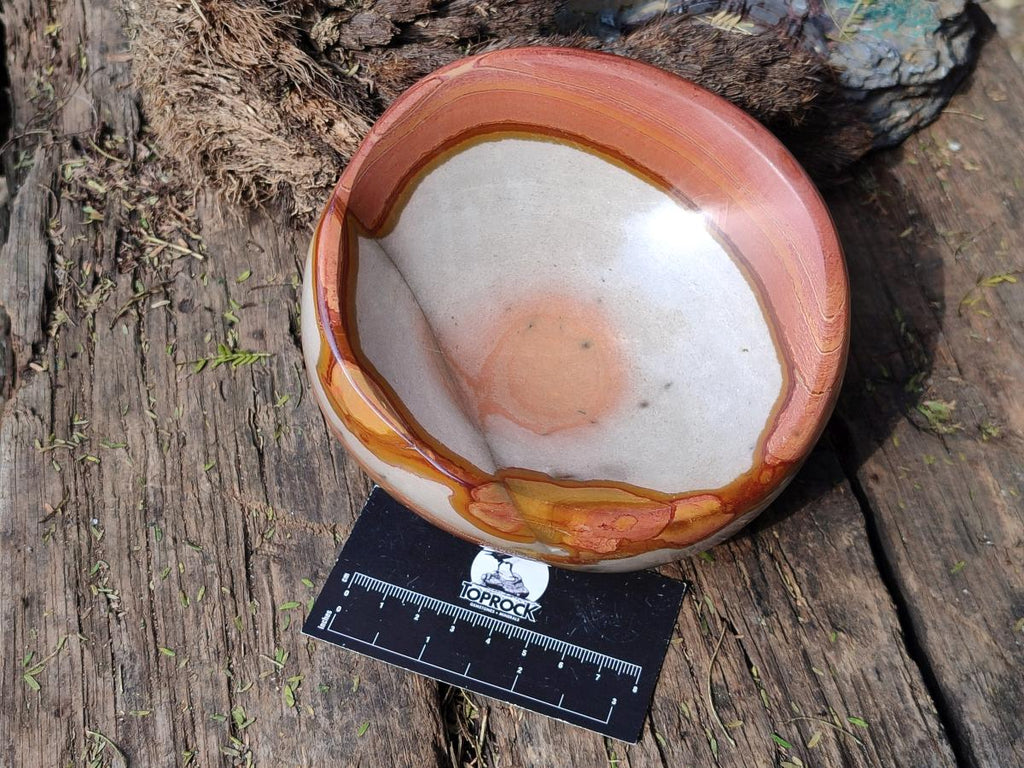 Polished Large Polychrome Jasper Bowl x 1 From NW Coast, Madagascar