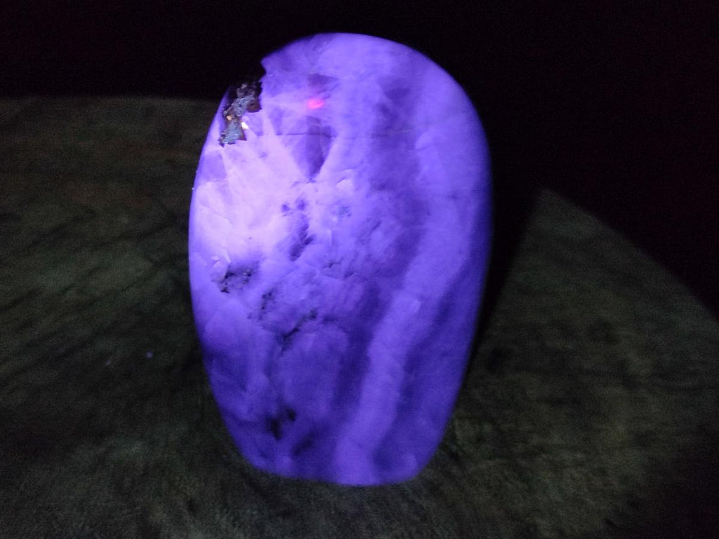 Polished Watermelon Fluorite Standing Display Pieces x 3 From Uis, Namibia