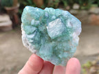 Natural Green Cubic Fluorite Specimens x 15 From Mandrosonoro, Madagascar