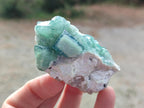 Natural Green Cubic Fluorite Specimens x 15 From Mandrosonoro, Madagascar
