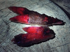 Natural Drusy Quartz Coated "Cock Spur" Calcite Crystals x 12 From Albert's Mountain, Lesotho