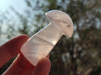 Polished Gemmy Rose Quartz Mushrooms x 24 From Madagascar