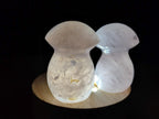 Polished Gemmy Rose Quartz Mushrooms x 24 From Madagascar