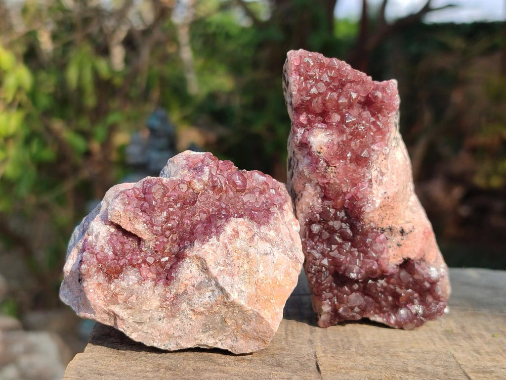 Natural Spherocobaltite Specimens x 6 From Musonoi Mine, Congo